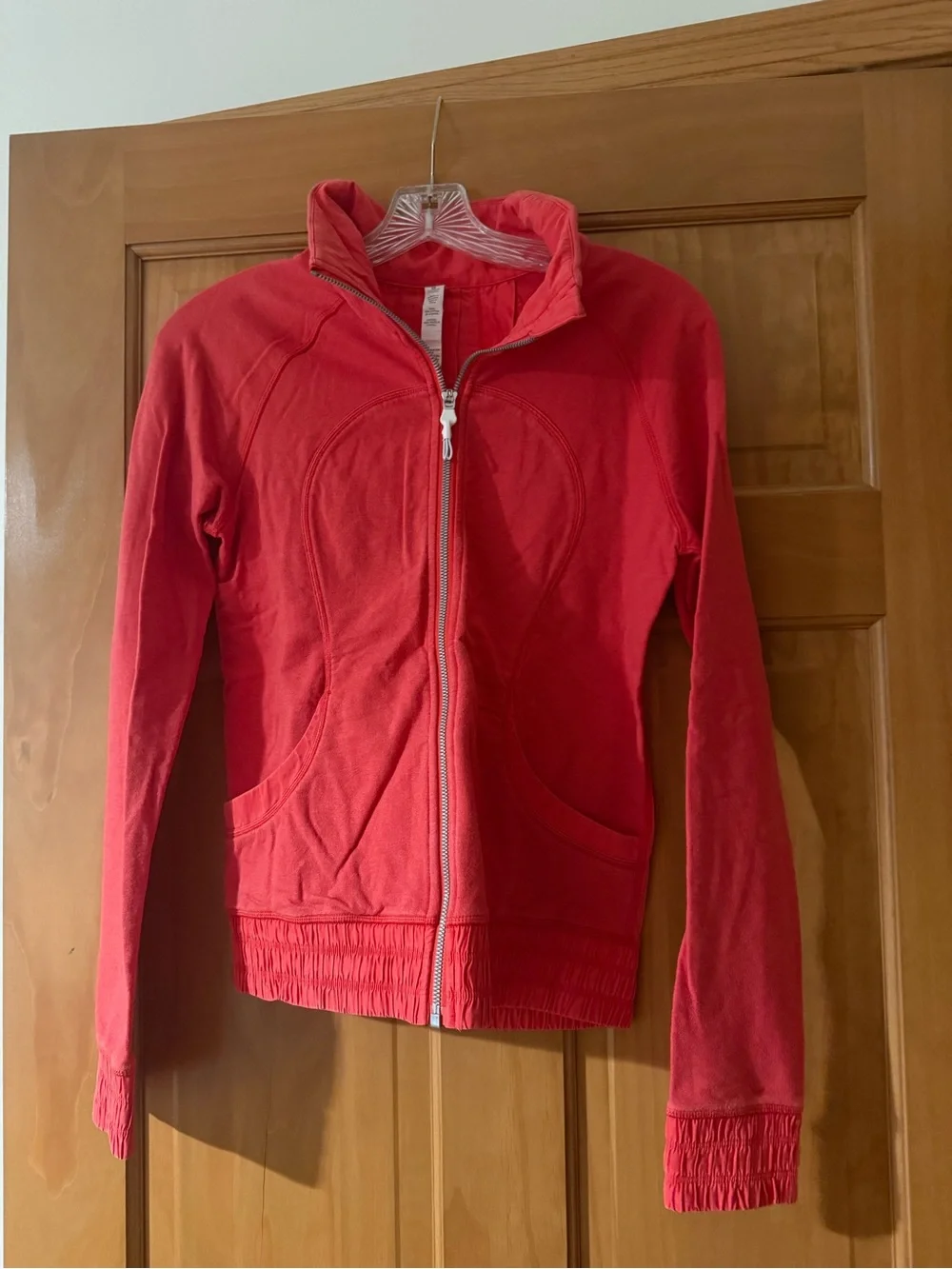 lululemon athletica Red Zip-Up Jacket - Kids Puffers & Coats